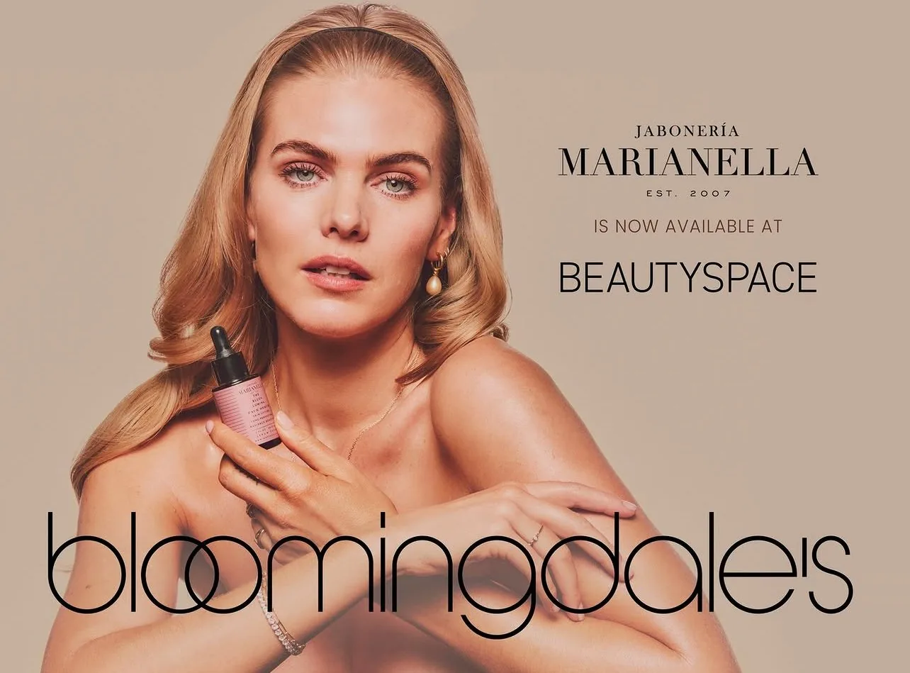 Jaboneria Marianella now available at Bloomingdale's BEAUTYSPACE campaign